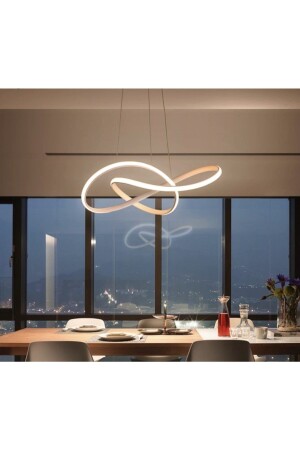 A Modern Pendant Lamp Power Led Chandelier White Light Chrome Led Chandelier burenze-1 - burenze
