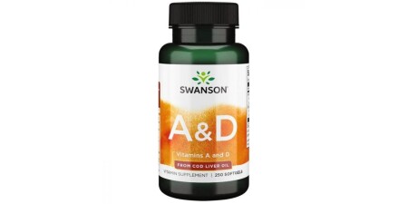 A ve D Vitaminleri - 250 yumuşak kapsül - Swanson