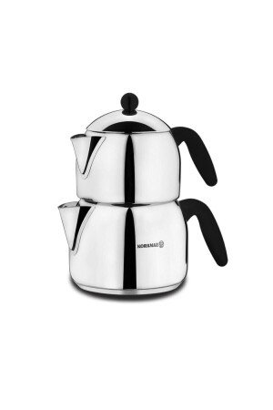 A038 Orbit Maxi Teapot Set - Gray - KORKMAZ