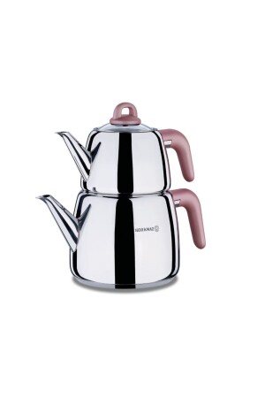 A045-01 Bella Rosegold Teapot Set 8695598243641 - KORKMAZ
