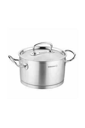 A1161 Proline 20 X 12 Cm Satin Steel Saucepan - Professional - KORKMAZ