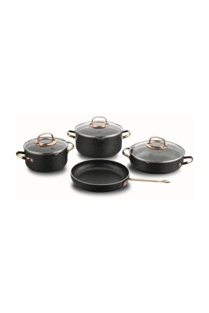 A1372 Galaxy 7 Piece Cookware Set - KORKMAZ