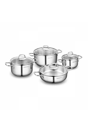 A1606 Perla 4-Piece Cookware Set - KORKMAZ