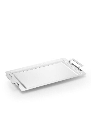 A1785 Gala Steel Tea Tray Inox - KORKMAZ