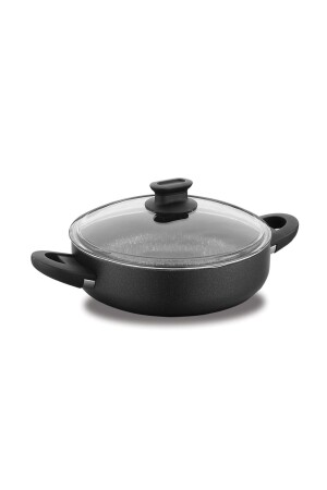 A2880 Lina 30x8 Cm Black Short Casserole 9080101A2880 - KORKMAZ