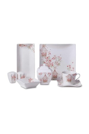 A8588 Link Coll 28 P Breakfast Set (square) KVL12 - KORKMAZ