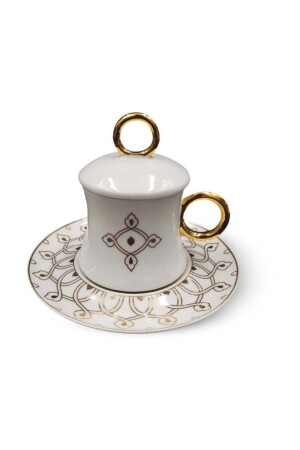 A8637 Freedom Set of 6 Coffee Cups with Lids - KORKMAZ