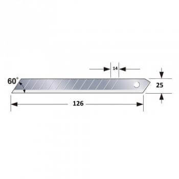 Abbrechklingen 25 mm TAJIMA - Tajima