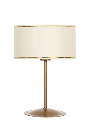 Abj-ec01 Eskitme Mat Gold Metal Abajur - Gold Krem - Epifanio