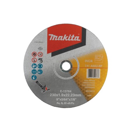 Abrasive cutting disc MAKITA 230x1.9x22.23 A60U - Makita Accessories
