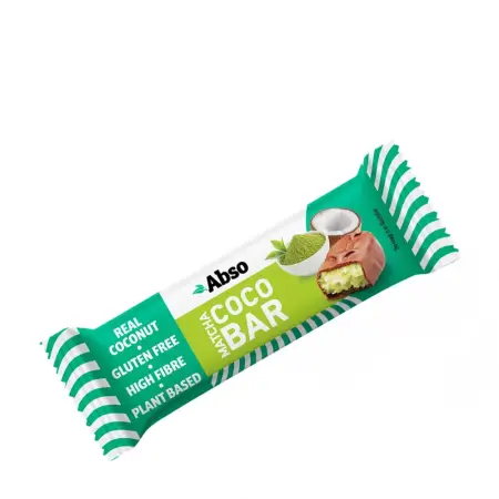 AbsoRICE Abso Coco Bar Matcha Coconut (35 g) - AbsoRICE