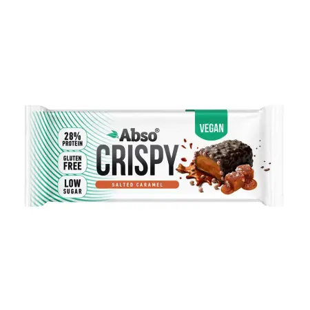 AbsoRICE Abso Crispy Bar - Vegan Protein Bar (50 g, Salted Caramel) - AbsoRICE