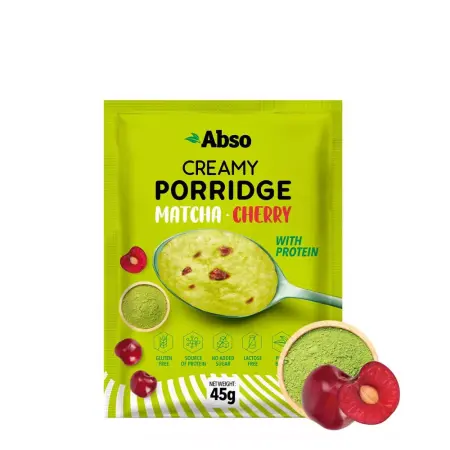 AbsoRICE Creamy Porridge Matcha-Cherry (45 g) - AbsoRICE