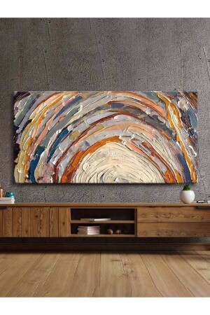 Abstract Sunset Decorative Canvas Painting - Voov2423 - Voovart
