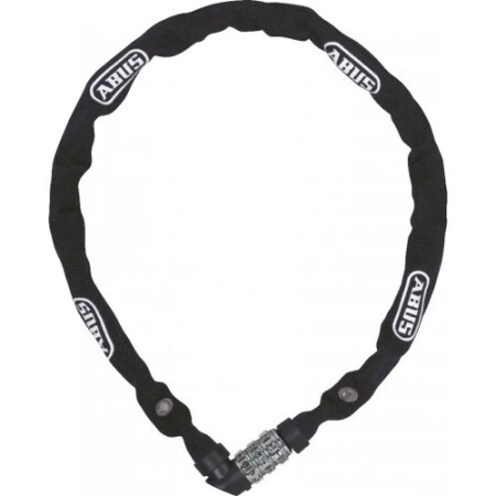 ABUS 1200/60 Kilit, 60 cm dokuma zincir (siyah) - Abus