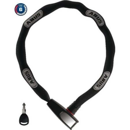 Abus 6806K/85 siyah kilit (kare zincir) - Abus
