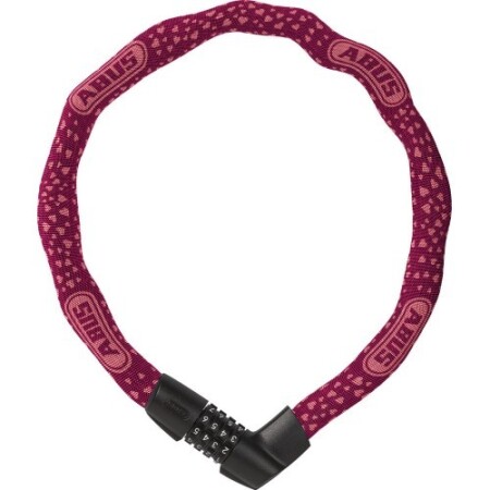ABUS Tresor 1385/75 cherry heart (6mm) lock (purple/pink) - Abus