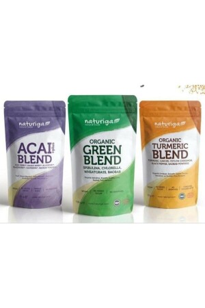 Acai Plus- Organic Green and Organic Turmeric Mix 3-Piece Opportunity Pack - Naturiga