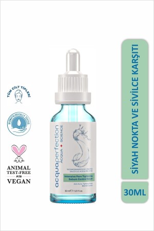 Acne Blackhead Anti-Pore Sebum Care Serum 30ml 5% Niacinamide 1% Zinc Oily Skin - Acqua Perfection