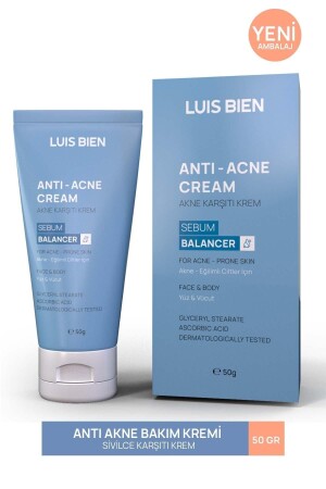 Acne Skin Care Cream 50 gr 8681161470752 - Luis Bien