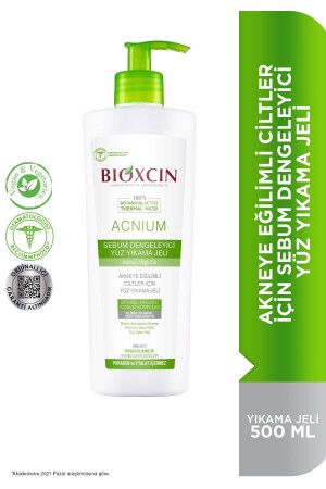 Acnium Talg ausgleichendes Gesichtswaschgel 500 ml - Bioxcin