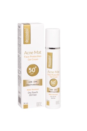 AcnMat SPF 50+ Sunscreen Gel Cream 50ML - Dermoskin