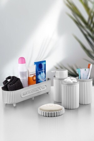 Acrylic 5 Piece Bathroom Set 3386 - Eminem