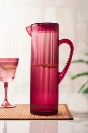 Acrylic Baroque 1.5 Lt Plum Jug (FITS IN THE REFRIGERATOR DOOR SHELF) A-138 - EWs