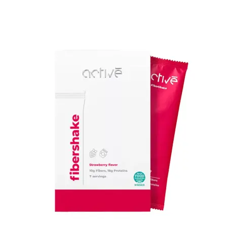 Activé FiberShake Strawberry (7 sachets) - Activé FiberShake