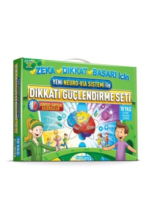 Adeda Attention Strengthening Set 10 Years Old - With New Neuro Via System 117823 - Adeda Yayınları