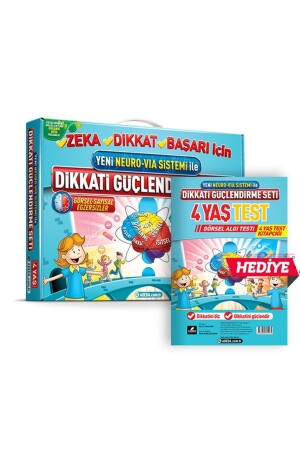 Adeda Neuro Via Attention Strengthening Set 4 Years Old and Visual Attention - Adeda Yayınları