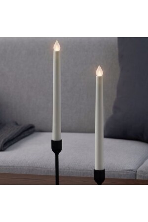 Adellövtrad 28 Cm 2 Pieces LED Automatic Burning Candle Candlestick Candle 1170520262 - IKEA
