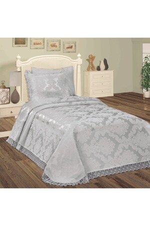 Aden Bedspread Single Gray BH1001 - BELLOO HOME