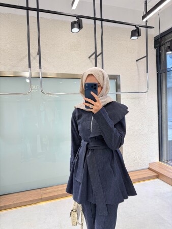 Aden Belted Team - Navy Blue - Duendeca