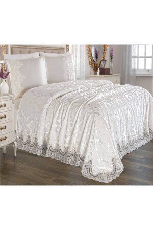 Aden Pike Bedspread 3 Pieces CBYTK00 - Çeyiz Bahçesi