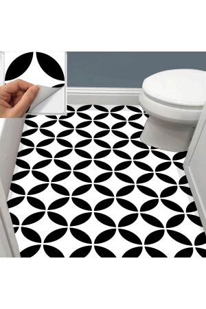 Adhesive Foil 65cm×200cm Glossy - Tezgaharası Bathroom Floor Covering - Yağmur Sanat
