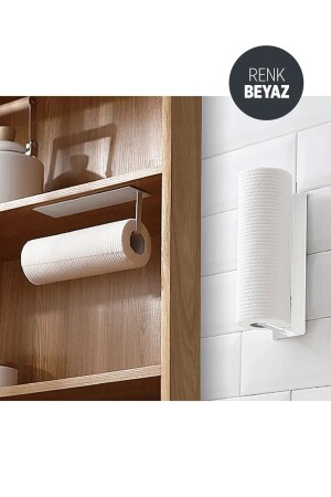 Adhesive Paper Roll Towel Holder - Paper Towel Hanger - Kraker