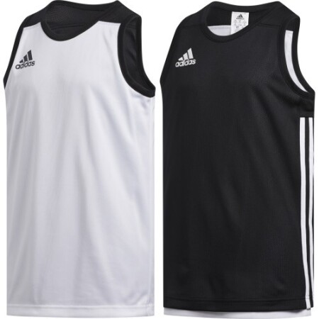 Adidas Basketball Jersey for Teens 3G Spee Rev Jrs Black White DX6387 - Adidas