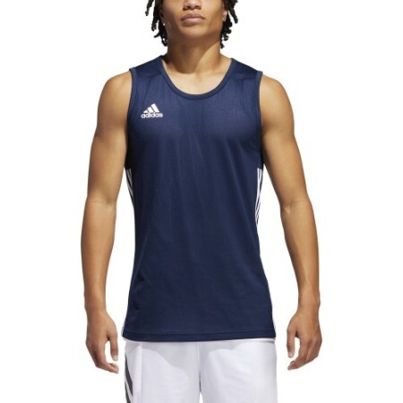Adidas Basketball Shirt 3G Spee Rev Jrs Blue White - Adidas