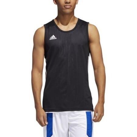 Adidas Basketballshirt 3G Spee Rev Jrs Schwarz Weiß - Adidas