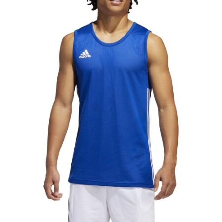 Adidas Basketbol Tişörtü 3G Spee Rev Jrs Mavi Beyaz DY6593 - Adidas