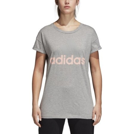 Adidas Blouse Ess Lin Lo Tee Grey - Adidas