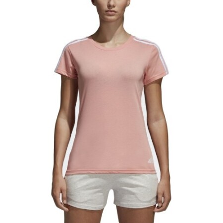 Adidas Blouse Essentials 3-Stripes Pink White CF8833 - Adidas