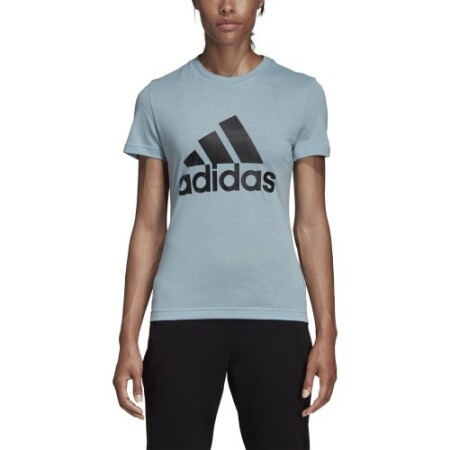 Adidas Blouse W Mh Bos Tee Blue - Adidas