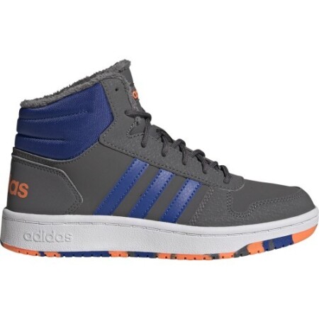 Adidas Boys' Hoops Mid 2.0 K Grey Shoes - Adidas