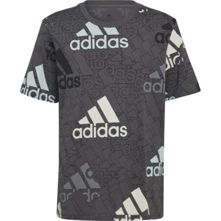 Adidas Boys' T-Shirt U Bl Logo Tee Grey HP0819 - Adidas