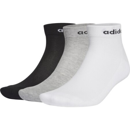 Adidas Çorap Hc Bilek 3'lü Siyah Gri Beyaz GE6132 - Adidas
