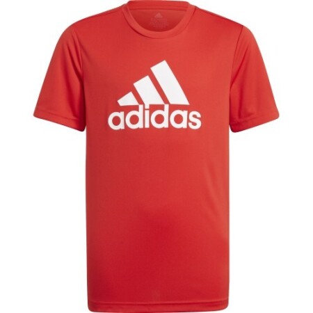 Adidas Designed To Move Big Logo Tee Jr, rot - Adidas