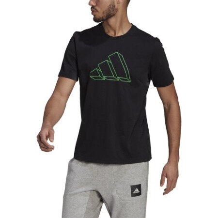 Adidas Erkek Tişörtü M Fi Gfx Tişört Siyah - Adidas