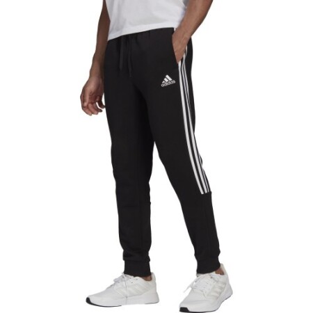 Adidas Essentials Tapered Cuff 3 Stripes Pants, black - Adidas